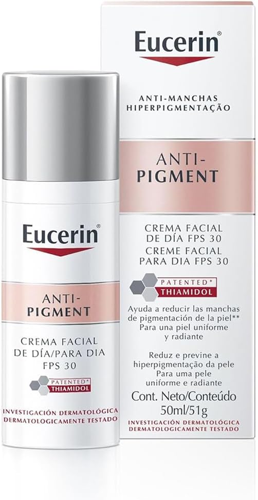 Eucerin Anti-Pigment Crema Facial de Noche 50 ml con Thiamidol y Dexpantenol