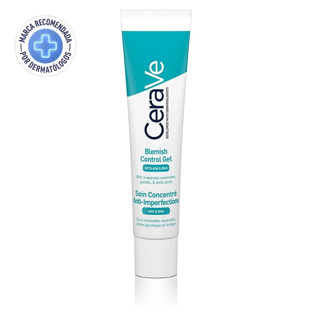 Cerave Gel Control Imperfecciones Con Ácido Salicílico 40 Ml Momento De Aplicación Día/noche Tipo De Piel Grasa
