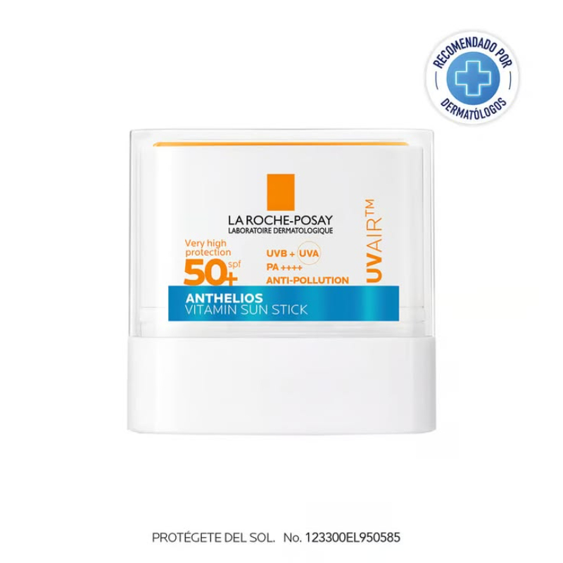 La Roche-posay Anthelios Uv Air Vitamin Sun Stick Fps 50+, Protector Solar En Barra De 10ml/9g